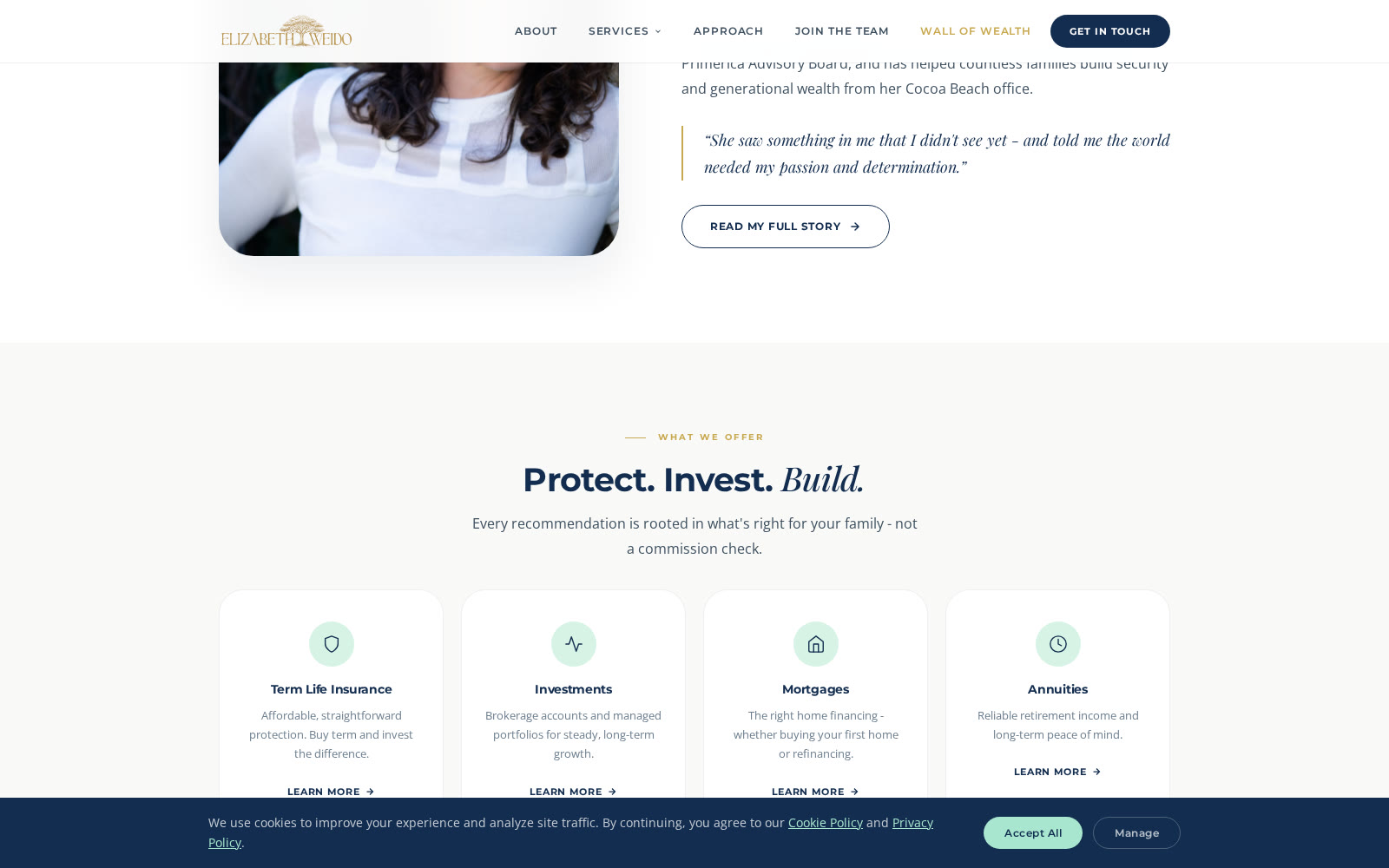 Elizabeth Weido site section
