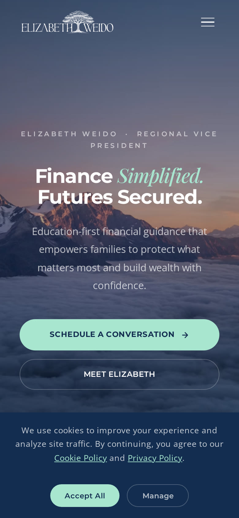 Elizabeth Weido on mobile