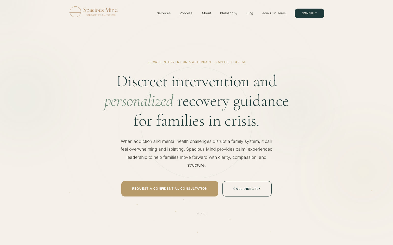Spacious Mind homepage