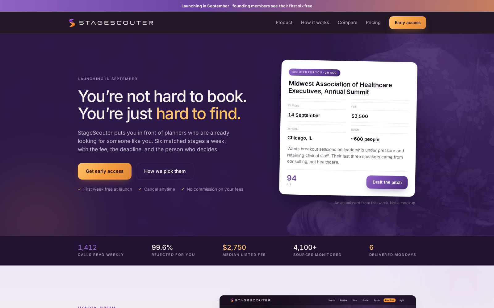 stagescouter.com live homepage