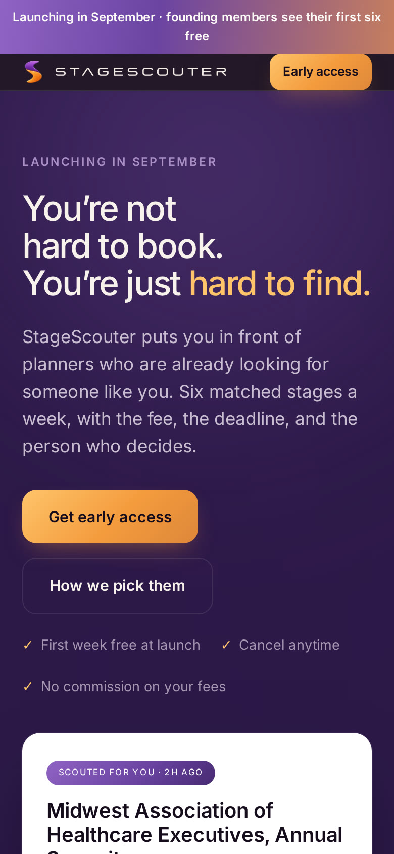 stagescouter.com on mobile